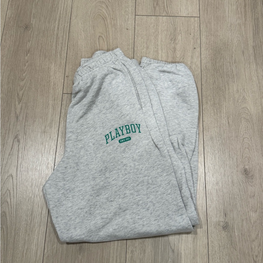 PLAYBOY by PacSun Light Gray Lounge Pants